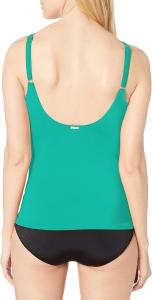 Топ-танкини Calvin Klein Women's с треугольными чашечками и утягивающим эффектом, Jungle