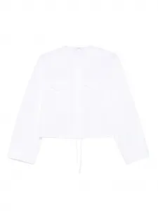 Рубашка с кулиской и карманом Givenchy, белый