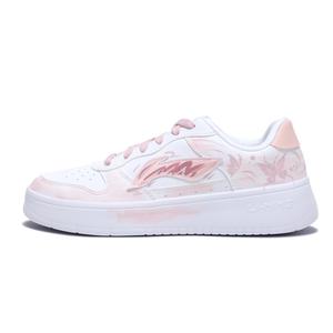 Понтонные лодки легкие, дышащие и нескользящие лоу-топ скейтборд кроссовки women's LINING, розовый