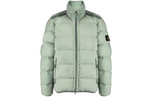 Пуховик мужской зеленый Stone Island, зеленый