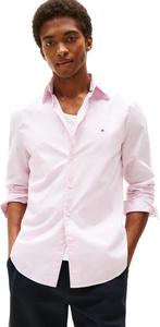 Мужские рубашки Tommy Hilfiger Poplin с длинным рукавом, классического кроя, застегивающиеся на пуговицы, также доступны в размерах для больших и высоких размеров., Pink Lily