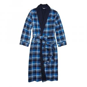 Большой и высокий мужской фланелевой халат Kingsize на трикотажной подкладке KingSize, цвет Twilight Plaid