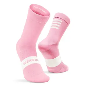 Велосипедные носки S1 Siroko, светло-розовый