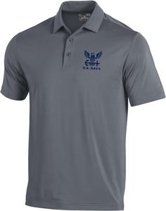 Under Armour US Navy Polo, Grey