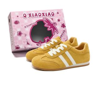 Нескользящие, дышащие, влагоотводящие, легкие, низкие повседневные туфли для женщин Circle small, Ginger Yellow