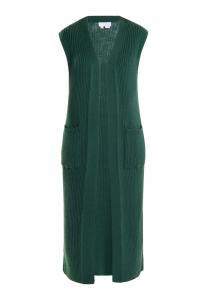 Вязаный жилет usha WHITE LABEL Teylon, темно-зеленый