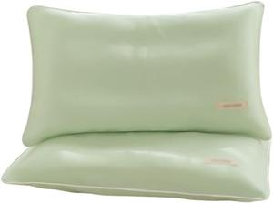 YJWYG Подушка с эффектом памяти и наволочка из шелкового латекса Gray