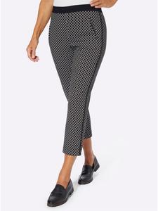 Брюки-карго с черно-белым принтом WITT WEIDEN