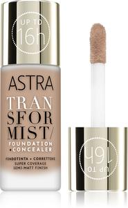 Трансформистский долгосрочный фундамент Astra Make-Up, atspalvis 01c swan 18 мл