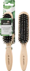 забота о природе и усилителе Деревянная кисть для блеска узкая 1 шт. ebelin