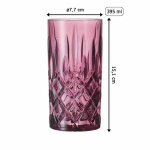 Стакан для длинных напитков Longdrinkgläser Noblesse 395 мл, набор из 4 шт. Nachtmann, Berry