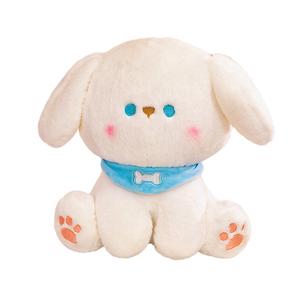 Очаровательный щенок в шарфе, уютная и успокаивающая плюшевая игрушка плюшевая кукла высота 22cm/32cm/42cm Handsome