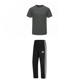 Adidas Тхэквондо Casual Спортивный костюм Unisex Серый+Black