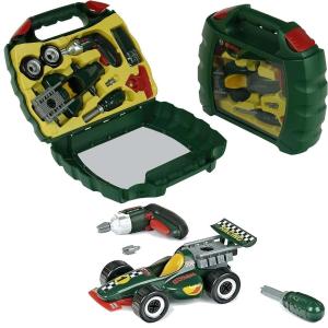 Screwing Car + отвертка Bosch в чемодане Klein для детей