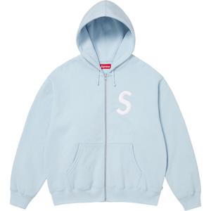 Футболка с логотипом s и капюшоном унисекс Supreme, голубой