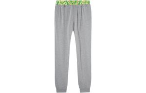 Вязаные спортивные штаны мужские серые VERSACE