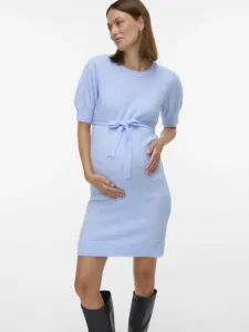 Платье-Свитер кармен Mamalicious, Brunnera Blue Detail:Melange