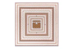 Шелковый шарф розовый LOUIS VUITTON