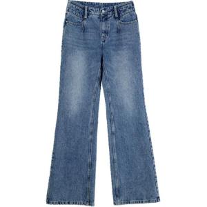 ELLE Джинсы женские деним синие умеренно расклешенные