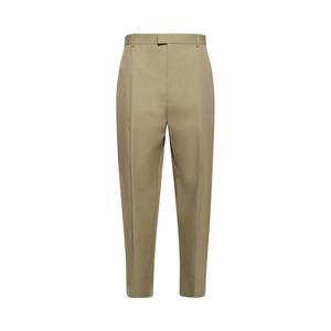 Брюки Bottega Veneta Straight Leg Twill Trousers 'Flint', серый