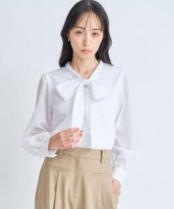 Блузка с большим бантом Noela, цвет Off White