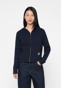 Толстовка Tommy Hilfiger CABLE ZIP HOODY, Dark Night Navy/Dark Blue