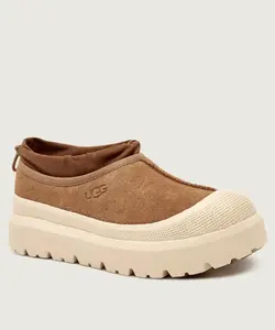 Мужские зимние ботинки Tasman Ugg короткие комбинированные, коричнево-бежевый