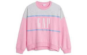 GAP Свитшот Women's Pink Crew Neck Moderate Others