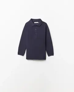 Базовый поло Sfera, темно-синий