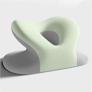 WAHHWF Массажная подушка Face Down с эффектом памяти и съемным чехлом Green