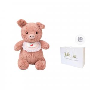 Детский сад, милый кролик, хрюшка в слюнявчике, медвежонок, лисенок, ягненок, слоненок, очаровательные плюшевые куклы высотой 40 см Firefly Forest, розовый