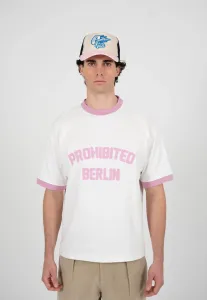 Футболка с контрастным принтом rush Prohibited, Rose