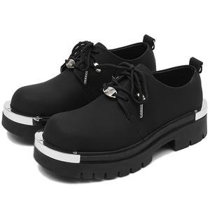 Medd Мужские повседневные туфли с низким верхом, черные/коричневые/серебристые