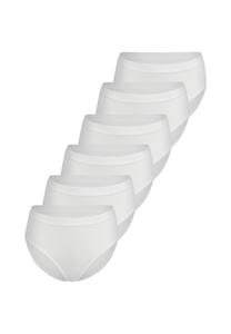 Трусы-миди, набор из 6 шт. GO Casual sloggi, цвет Silk White