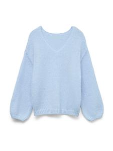 VERO MODA Свитер оверсайз 'VMMaybe' в светло-голубом цвете