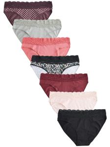 Трусики Next, цвет Beige/Light green/Light pink/Dark red/Black