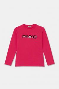 Детская хлопковая водолазка Pinko Up, розовый