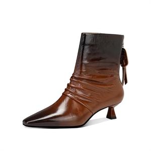 JESSICA SOPHIA Ботильоны женские коричневые 4 см