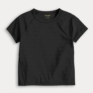 Футболка для девочек 7-20 лет в обычном и плюс размере Tek Gear, Black Luxe