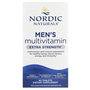 Мужские мультивитамины Nordic Naturals повышенной прочности, 60 таблеток