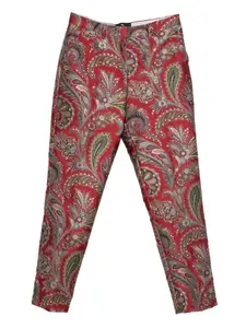 Брюки с узором пейсли ETRO, красный