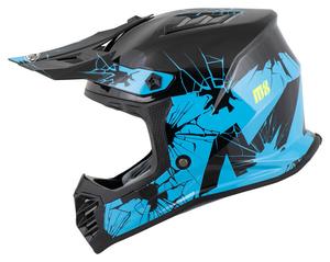 Детский шлем X7BS трещина MTR, синий