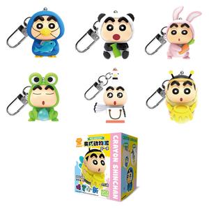 Crayon Shin Chan Characters Transform Into An Animal! Play Food Single Mystery Box/Full Box 6 Pcs Spiritual Creations