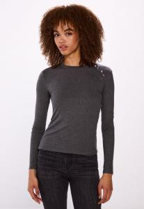 Топ с длинными рукавами Springfield, темно-серый