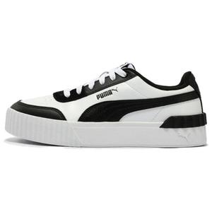 Кроссовки Carina Low Top для скейтбординга женские белые черные PUMA