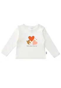 Рубашка Liliput с длинными рукавами "Keep Your Head Up" и удобным круглым вырезом, цвет Ecru