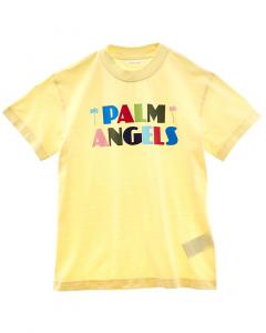 Сезонная футболка с логотипом Palm Angels, желтый