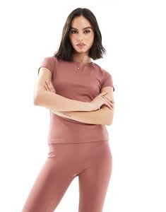 Футболка с рукавами-крылышками розового цвета South Beach