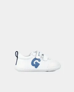 Минималистичная кожаная детская спортивная обувь, учитывающая рост стопы Garvalín, синий