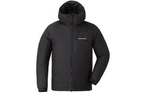 Термоутепленная куртка с капюшоном мужская MONTBELL, черный